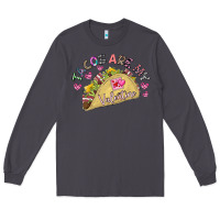 Smoke Tacos Are My Valentine Long Sleeve Tee - CowhideDigitalArt