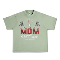 Oil Green race car mom pit crew racing family birthday party t shirt Urban Heavy Tee - linhVisuals