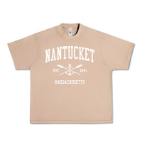 Burro nantucket ma vintage crossed oars & boat anchor sports pullover hoodie Urban Heavy Tee - linhVisuals