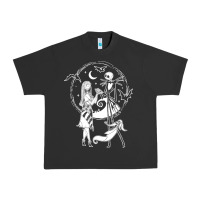 Pigment Black nightmare before christmas jack and sally t shirt Urban Heavy Tee - linhVisuals