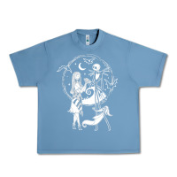 Pebble Blue nightmare before christmas jack and sally t shirt Urban Heavy Tee - linhVisuals