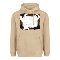 Mushroom cowhide frames background Heavyweight Hoodie - RanaPortraitStore