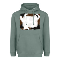 Sage cowhide frames background Heavyweight Hoodie - RanaPortraitStore