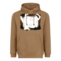 Toasted Coconut cowhide frames background Heavyweight Hoodie - RanaPortraitStore