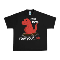 Black dinosaur dino trex row t rex saurus Urban Heavy Tee - linhVisuals