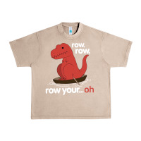 French Oak dinosaur dino trex row t rex saurus Urban Heavy Tee - linhVisuals