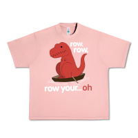 Salmon dinosaur dino trex row t rex saurus Urban Heavy Tee - linhVisuals