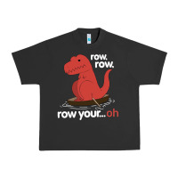 Pigment Black dinosaur dino trex row t rex saurus Urban Heavy Tee - linhVisuals