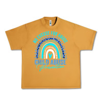 Peanut Butter no excuse child abuse prevention awareness leopard rainbow t shirt Urban Heavy Tee - linhVisuals