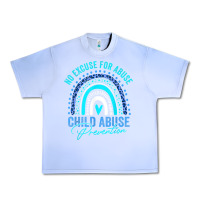 Grape Ice no excuse child abuse prevention awareness leopard rainbow t shirt Urban Heavy Tee - linhVisuals