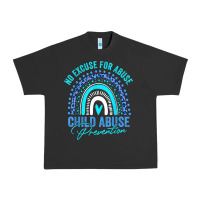 Pigment Black no excuse child abuse prevention awareness leopard rainbow t shirt Urban Heavy Tee - linhVisuals