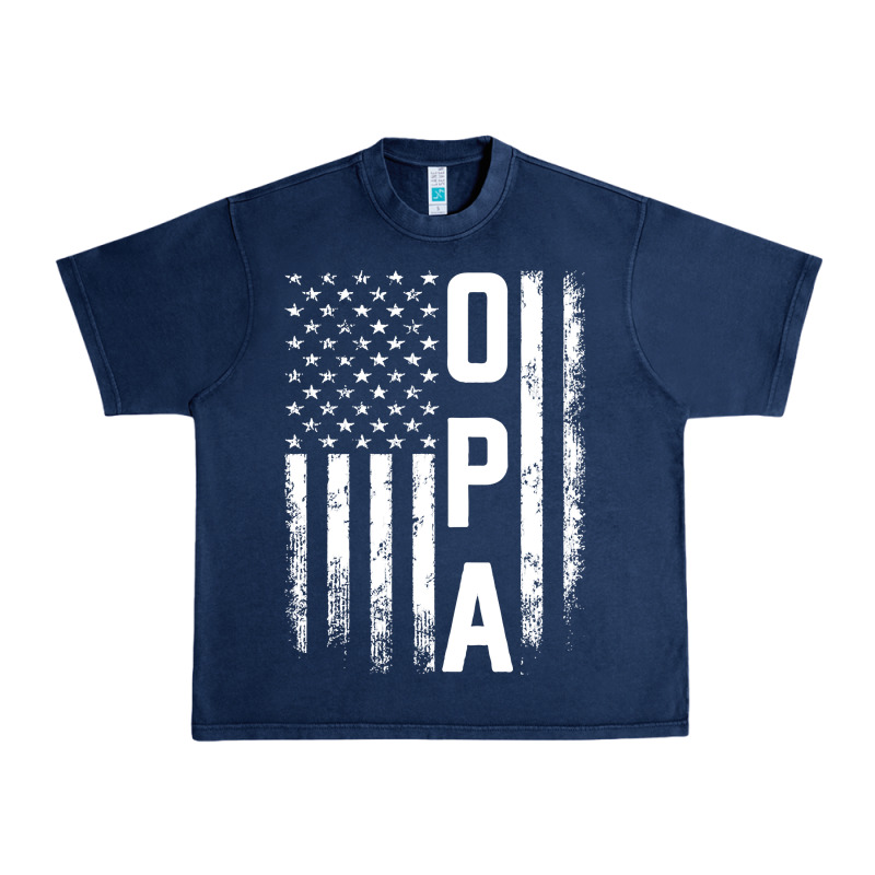 Opa Gift America Flag Gift For Men Father's Day Pullover Hoodie Urban Heavy Tee by linhVisuals | Teevron