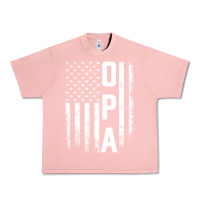 Salmon opa gift america flag gift for men father's day pullover hoodie Urban Heavy Tee - linhVisuals