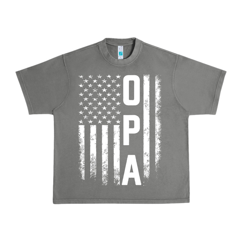 Opa Gift America Flag Gift For Men Father's Day Pullover Hoodie Urban Heavy Tee by linhVisuals | Teevron