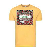 Vintage Mustard Running on Coffee And Christmas Vintage Tee - CowhideDigitalArt