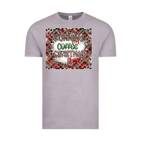 Vintage Zinc Running on Coffee And Christmas Vintage Tee - CowhideDigitalArt