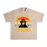 French Oak vintage only you can prevent communism funny bear camping t shirt Urban Heavy Tee - linhVisuals