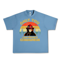 Pebble Blue vintage only you can prevent communism funny bear camping t shirt Urban Heavy Tee - linhVisuals