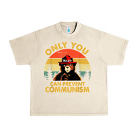 Sandshell vintage only you can prevent communism funny bear camping t shirt Urban Heavy Tee - linhVisuals