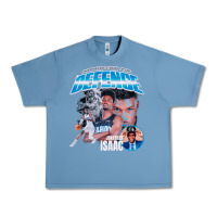 Pebble Blue Jonathan Isaac Vintage Urban Heavy Tee - linhVisuals