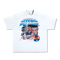 White Jonathan Isaac Vintage Urban Heavy Tee - linhVisuals