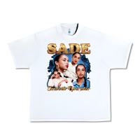 White Sade Love Deluxe Rare Urban Heavy Tee - linhVisuals