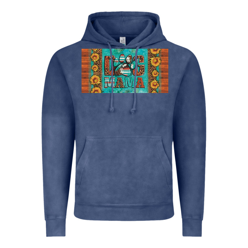 Dog Mama License Plate Vintage Hoodie by Artiststas | Teevron