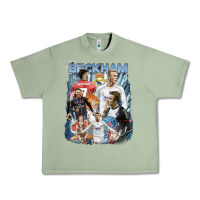 Oil Green David Beckham Vintage Urban Heavy Tee - linhVisuals