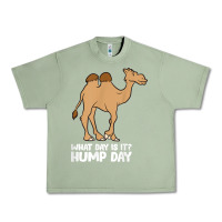 Oil Green what day is it hump day funny camels hump day t shirt Urban Heavy Tee - linhVisuals