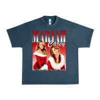 Midnight Navy Mariah Carey Vintage Urban Heavy Tee - linhVisuals