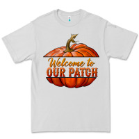 Dove Grey welcome to our patch Premium Tee - BundleAndBundleShop