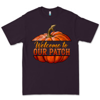 Plum welcome to our patch Premium Tee - BundleAndBundleShop