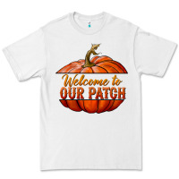 White welcome to our patch Premium Tee - BundleAndBundleShop