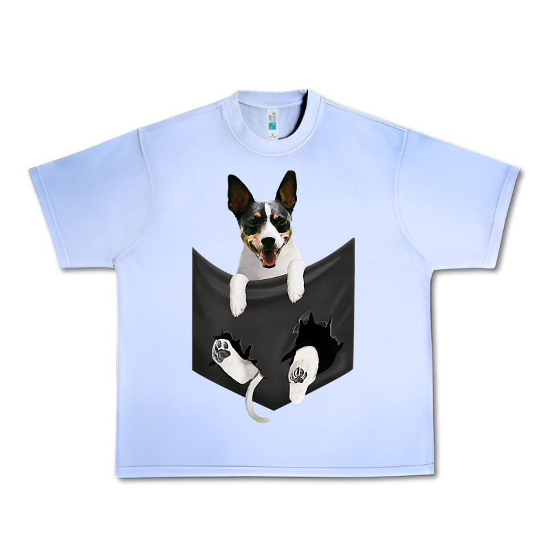 Rat Terrier Dog In Pocket, Rattie Puppy, Ratting Terrier T Shirt Urban Heavy Tee by linhVisuals | Teevron