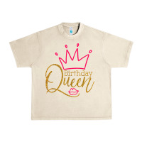 Sandshell birthday queen shirt, womens birthday shirt, birthday t shirt Urban Heavy Tee - linhVisuals