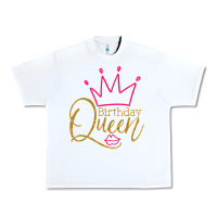 White birthday queen shirt, womens birthday shirt, birthday t shirt Urban Heavy Tee - linhVisuals