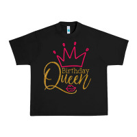 Black birthday queen shirt, womens birthday shirt, birthday t shirt Urban Heavy Tee - linhVisuals