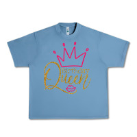 Pebble Blue birthday queen shirt, womens birthday shirt, birthday t shirt Urban Heavy Tee - linhVisuals