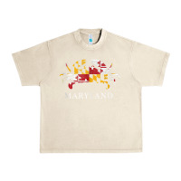 Sandshell retro maryland crab state flag vintage travel tank top Urban Heavy Tee - linhVisuals