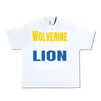 White wolverine on saturday lion on sunday fans detroit vintage pullover hoo Urban Heavy Tee - linhVisuals
