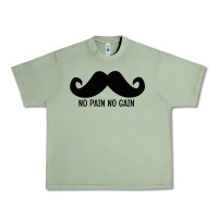 Oil Green MUSTACHE Urban Heavy Tee - linhVisuals