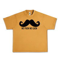 Peanut Butter MUSTACHE Urban Heavy Tee - linhVisuals