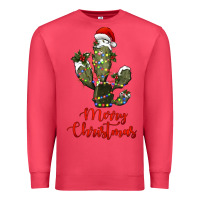 Cardinal merry christmas cactus Premium Sweatshirt - RanaPortraitStore