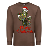 Chestnut merry christmas cactus Premium Sweatshirt - RanaPortraitStore