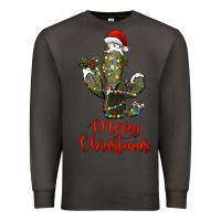 Smoke merry christmas cactus Premium Sweatshirt - RanaPortraitStore