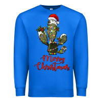 True Royal merry christmas cactus Premium Sweatshirt - RanaPortraitStore