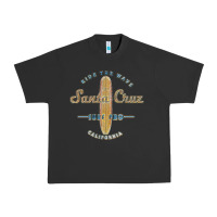 Pigment Black santa cruz, ca vintage surfers tshirt Urban Heavy Tee - linhVisuals