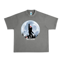 Tornado santa bigfoot christmas rock funny sasquatch believe xmas t shirt Urban Heavy Tee - linhVisuals