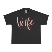 Pigment Black wife collection t shirt Urban Heavy Tee - linhVisuals