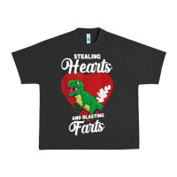 Pigment Black stealing hearts and blasting farts valentine's day t shirt Urban Heavy Tee - linhVisuals